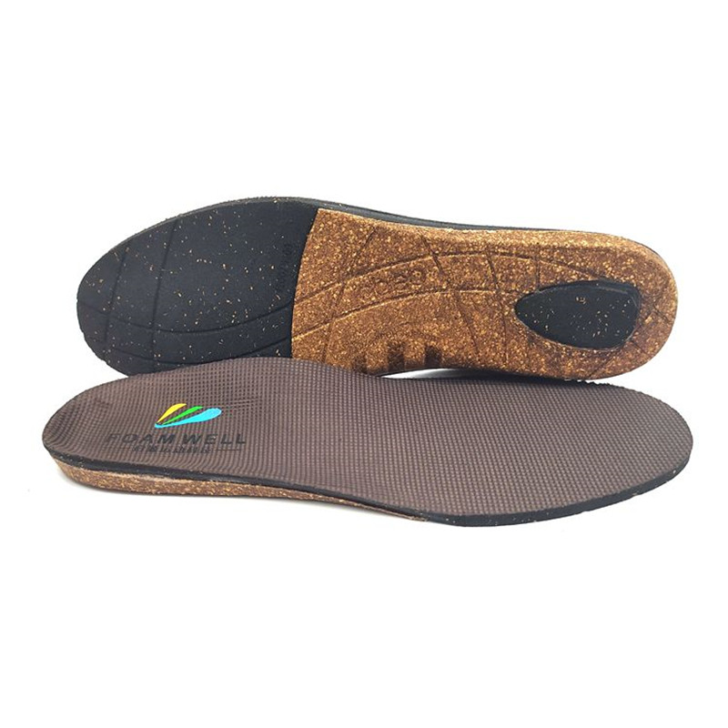 Foamwell Eco-friendly Insole Natural Cork Insole (1)