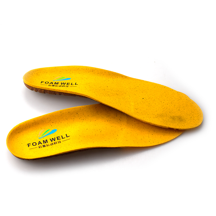 Foamwell Eco-friendly Insole Natural Cork Insole (2)